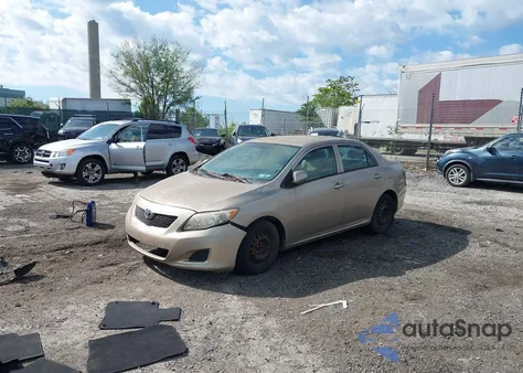 2009 Toyota Corolla Le z USA, uszkodzony, nr VIN 2T1BU40EX9C022039